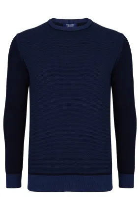 TREVOR INDIGO CREW NECK