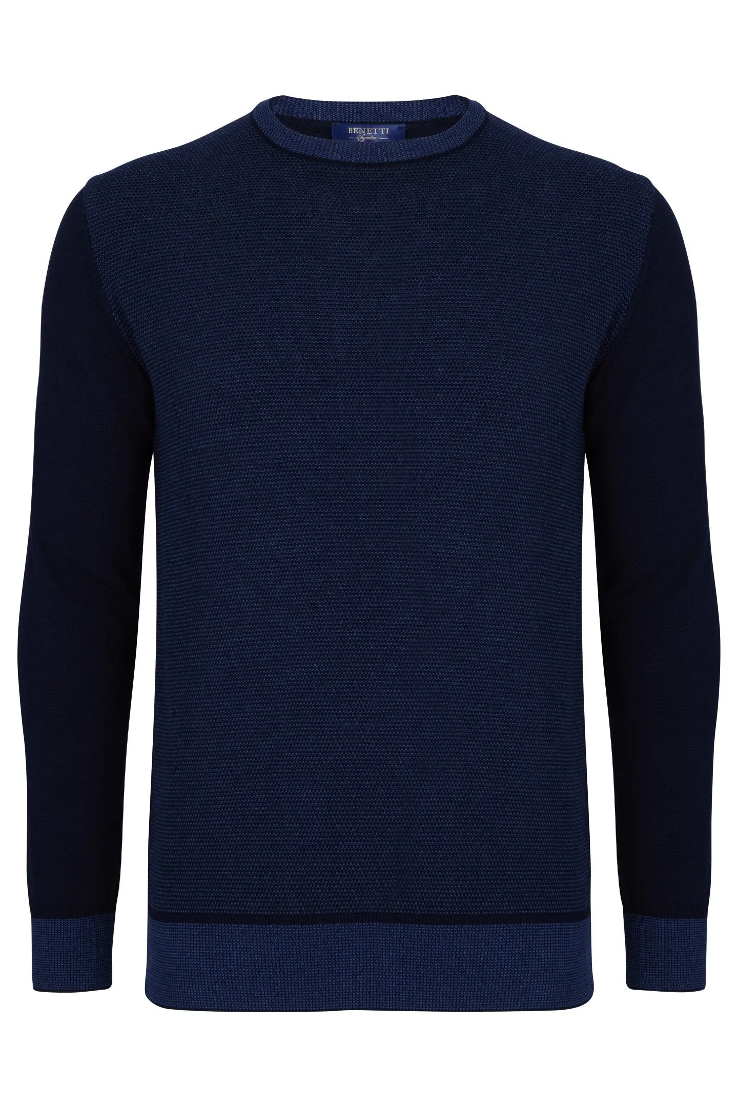 TREVOR INDIGO CREW NECK