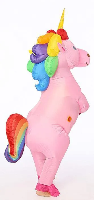 Unicorn Inflatable Costume Rainbow