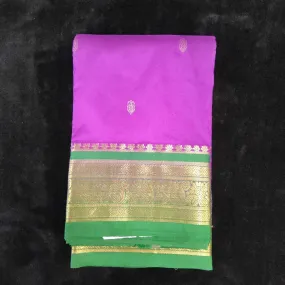Vaadamalli with Green | Dharmavaram Silk Saree No 140