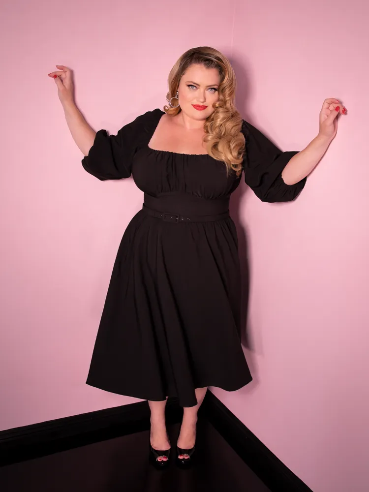 Vacation Dress in Black - Vixen by Micheline Pitt