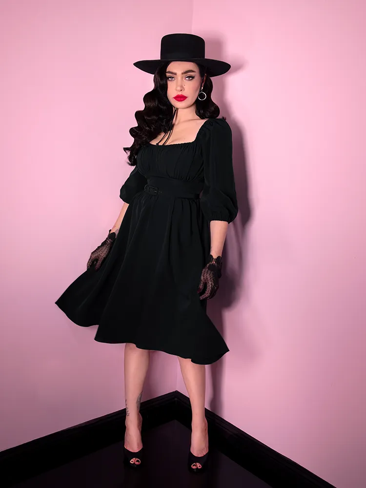 Vacation Dress in Black - Vixen by Micheline Pitt