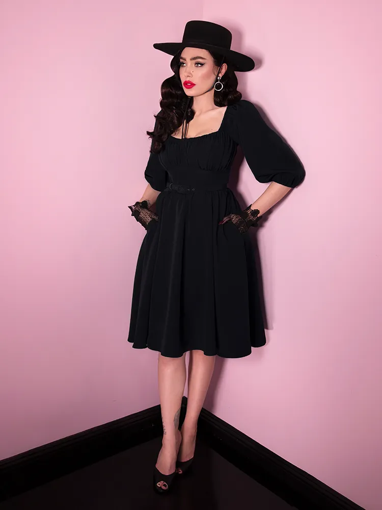 Vacation Dress in Black - Vixen by Micheline Pitt