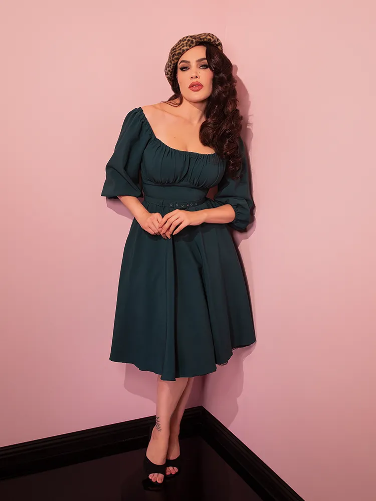 Vacation Dress in Spruce Green - Vixen by Micheline Pitt