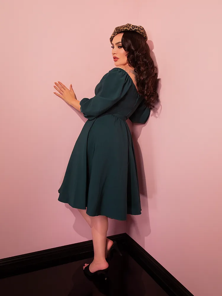 Vacation Dress in Spruce Green - Vixen by Micheline Pitt
