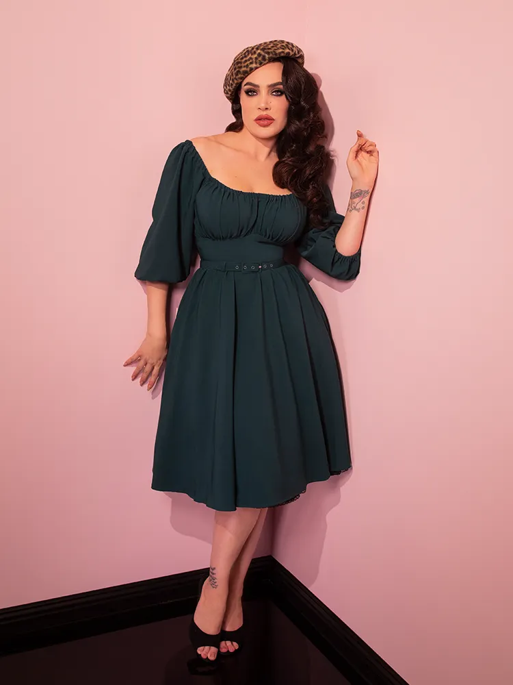 Vacation Dress in Spruce Green - Vixen by Micheline Pitt