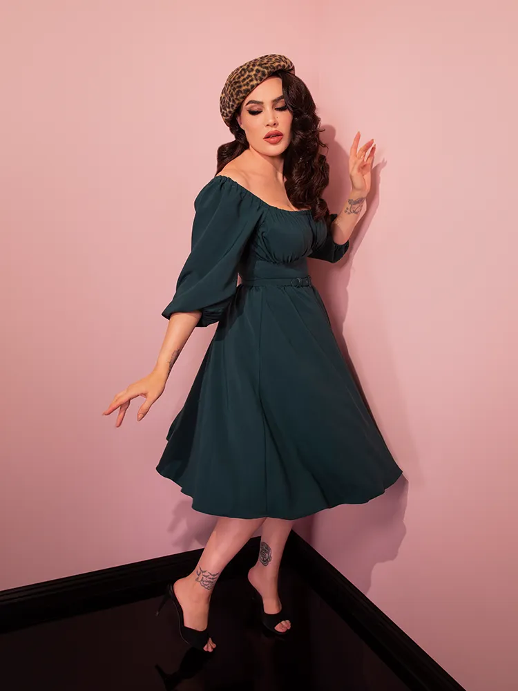 Vacation Dress in Spruce Green - Vixen by Micheline Pitt