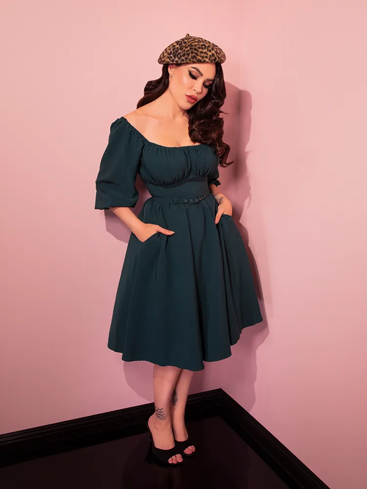 Vacation Dress in Spruce Green - Vixen by Micheline Pitt