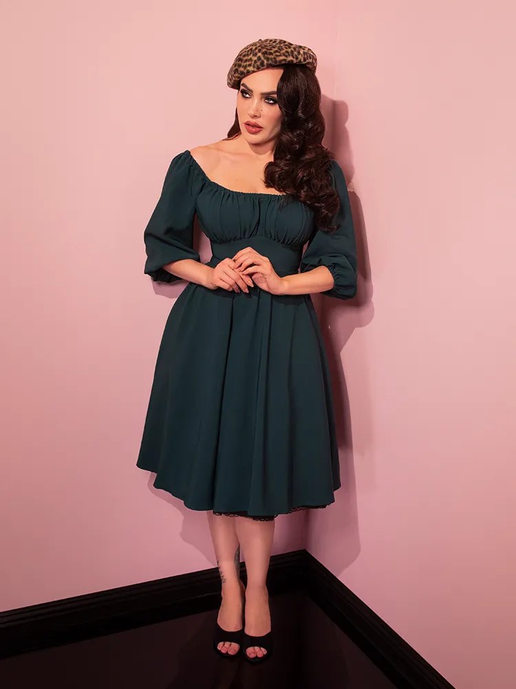 Vacation Dress in Spruce Green - Vixen by Micheline Pitt