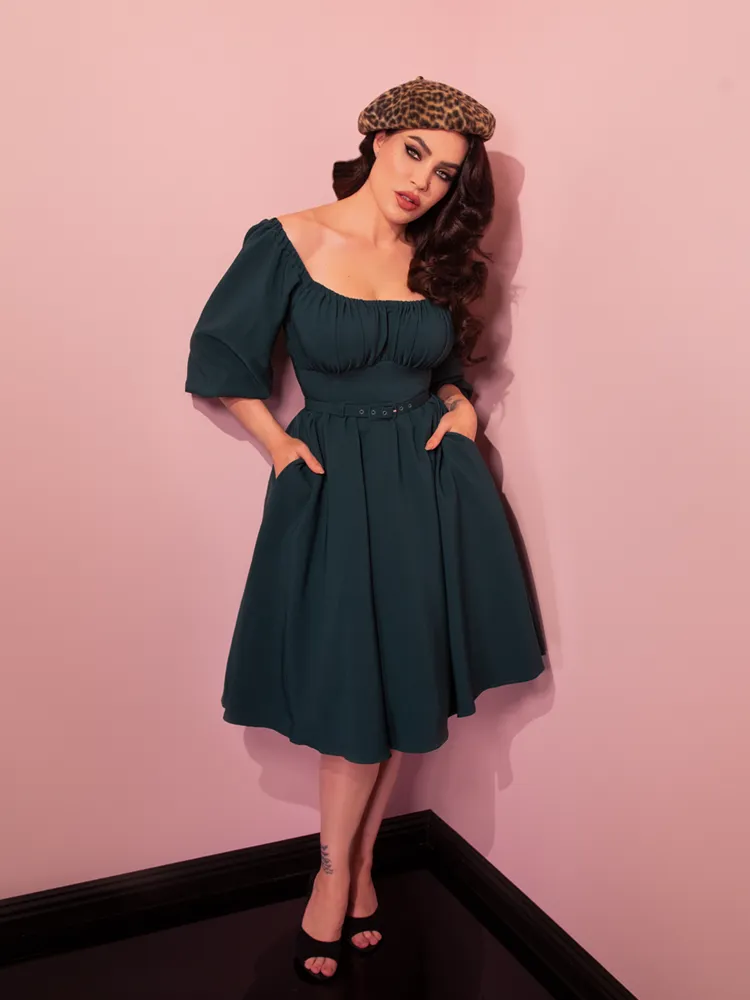 Vacation Dress in Spruce Green - Vixen by Micheline Pitt
