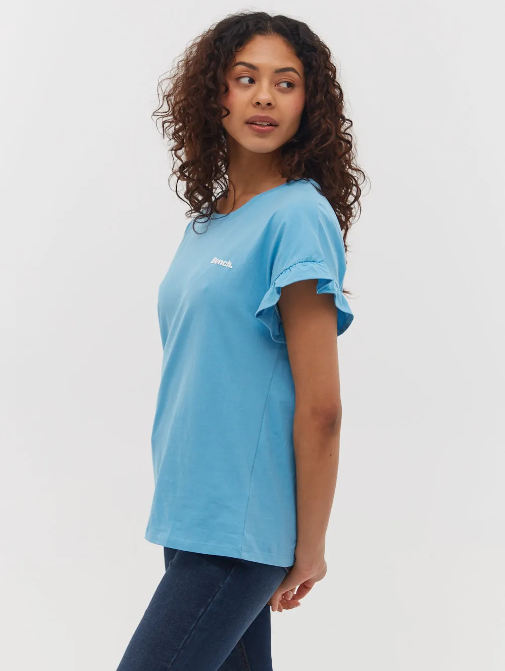 Velmina Ruffle Sleeve T-Shirt