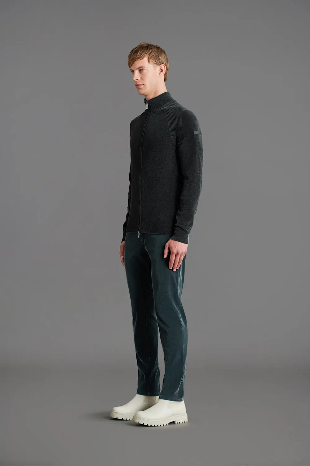VELVET FULL ZIP KNI