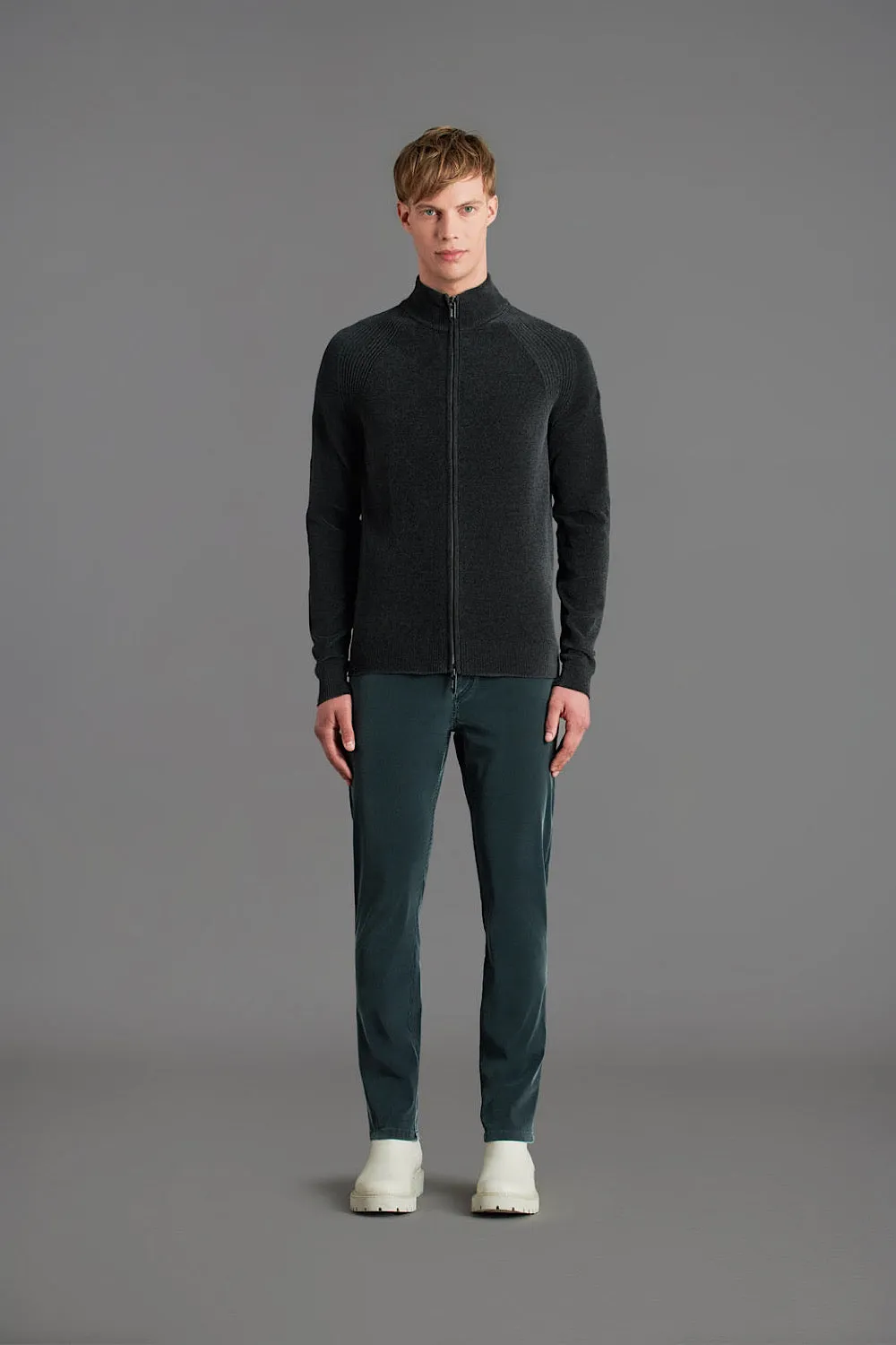 VELVET FULL ZIP KNI