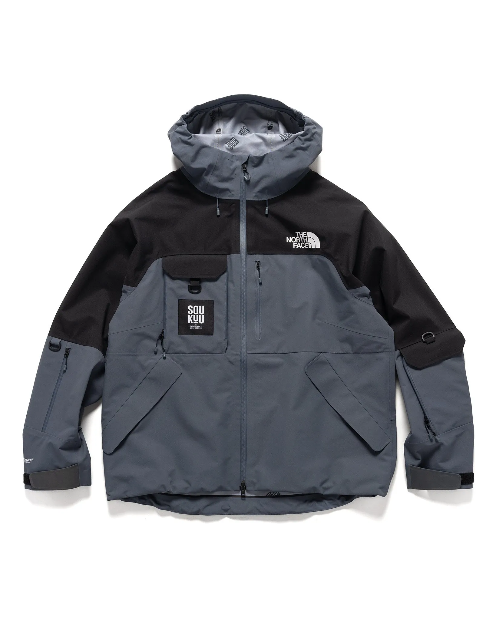 x Undercover SOUKUU Hike Utility Shell Jacket Black/Turbulence Grey