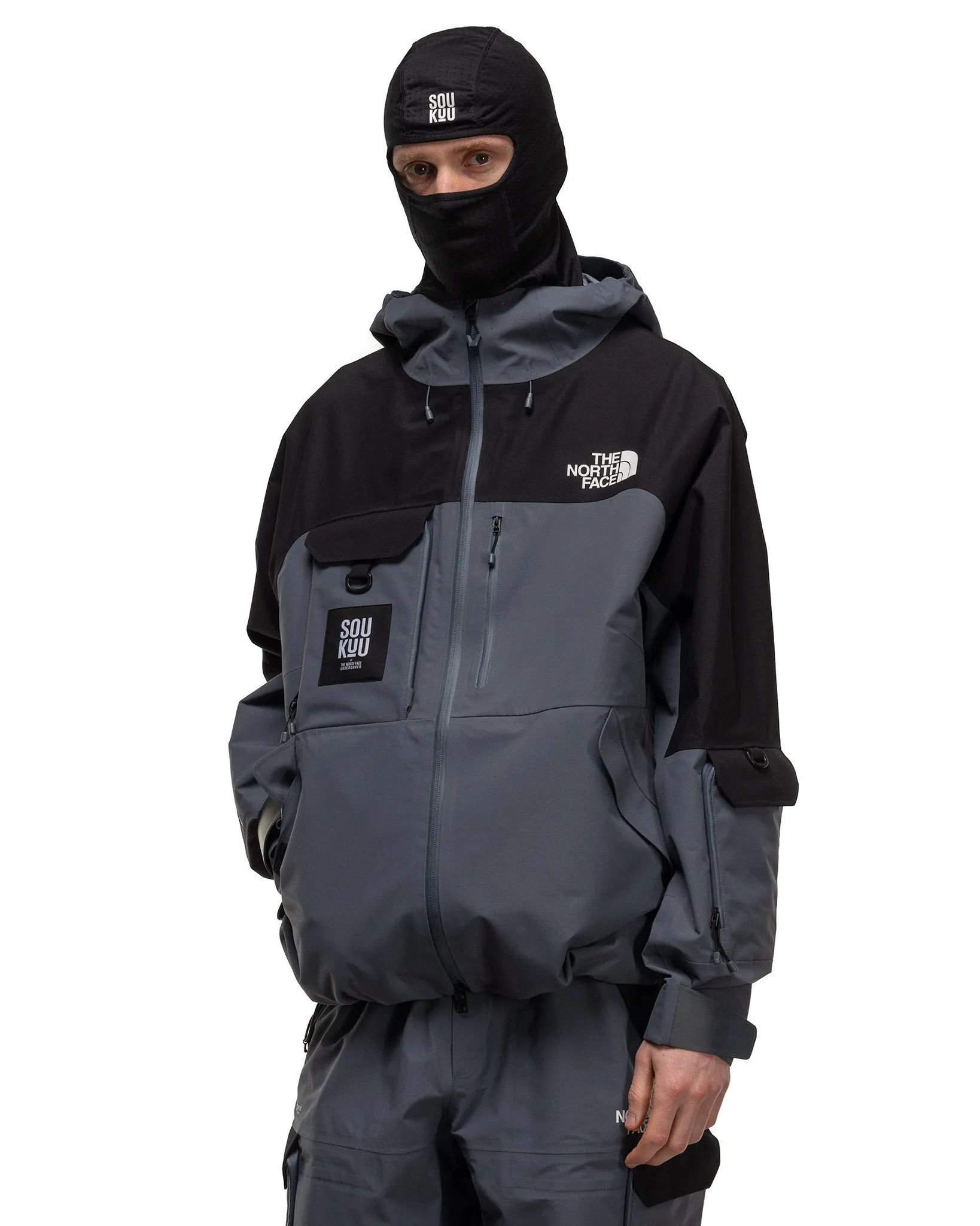 x Undercover SOUKUU Hike Utility Shell Jacket Black/Turbulence Grey